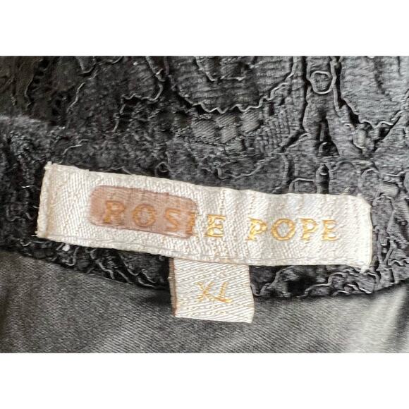 Rosie Pope Black Lainey Lace Maternity Dress XL - Picture 9 of 9